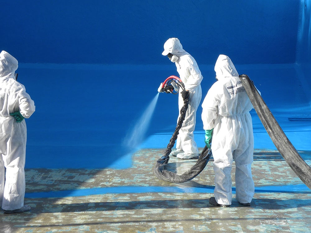 Гидроизоляция бассейна полимочевиной